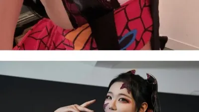 귀멸의 칼날 다키 코스프레