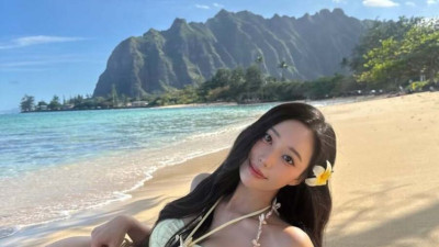 전직 승무원 비키니 몸매